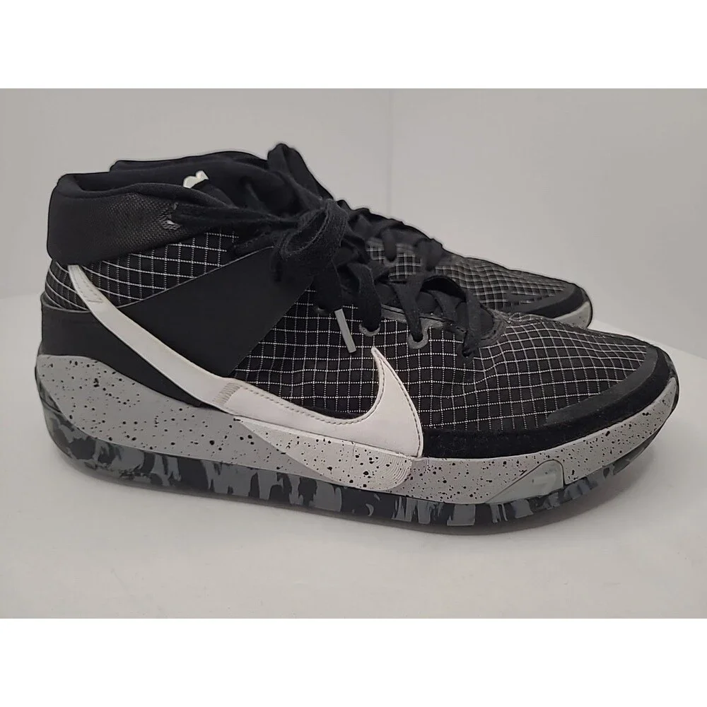 Nike KD 13 Kevin Durant Oreo Men's 14 Black White Shoes CI9948-004